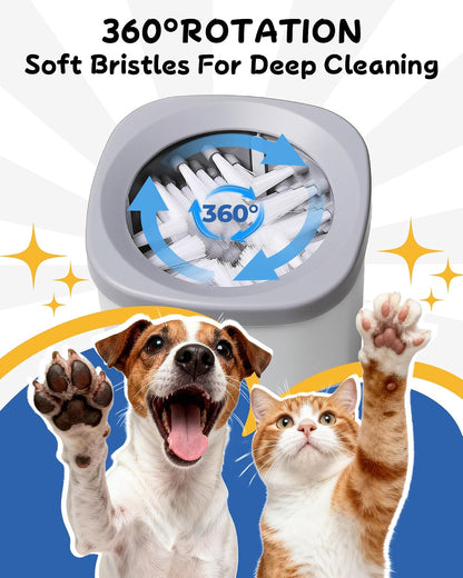 Electric Dog Paw Cleaner-  (Grey/White)