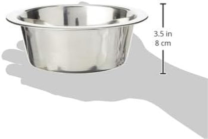 Pet Platter Stainless Steel Pet Bowl, 16.5 Cm/ 6.5-Inch