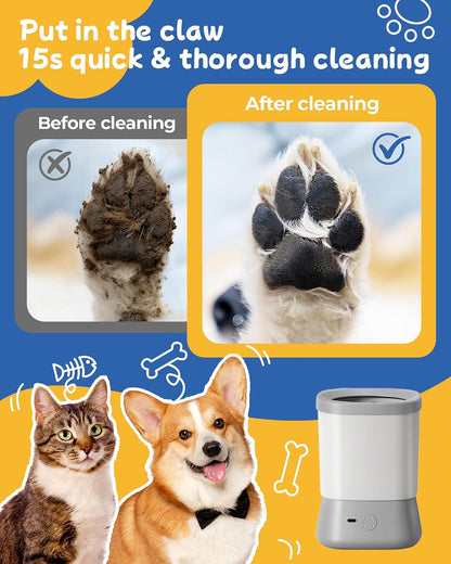 Electric Dog Paw Cleaner-  (Grey/White)