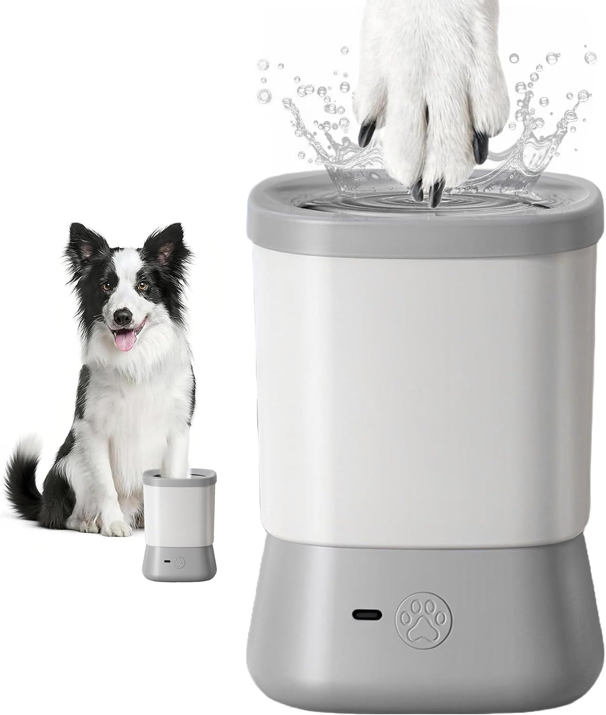Electric Dog Paw Cleaner-  (Grey/White)