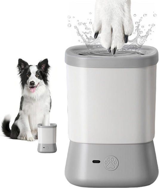 Electric Dog Paw Cleaner-  (Grey/White)